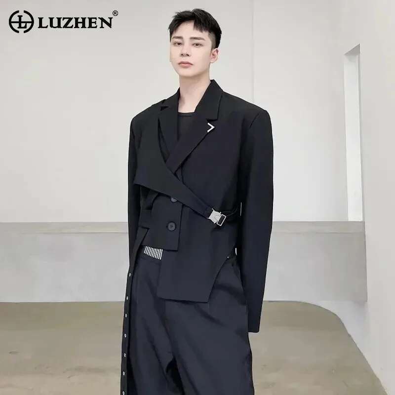 LUZHEN Original Asymmetric Spl - Street Fashion Men 2025 review and price