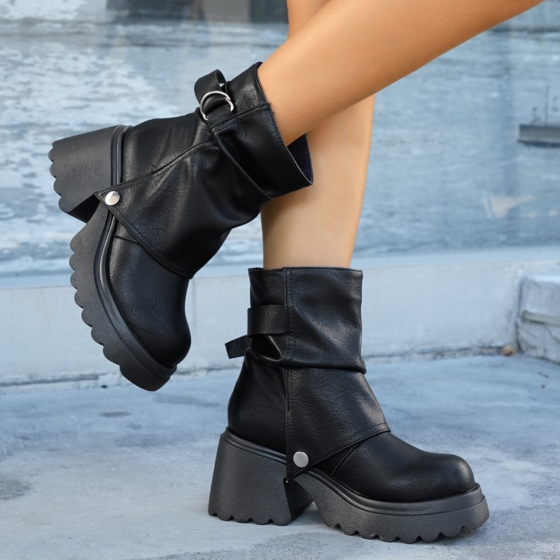 Y2K Streetwear Women Ankle Boo - Street Fashion Y2K review and price